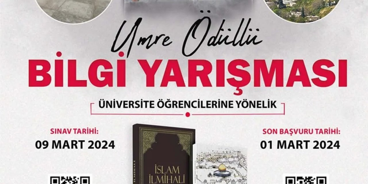 Umre Ödüllü Bilgi Yarışması Düzenlenecek