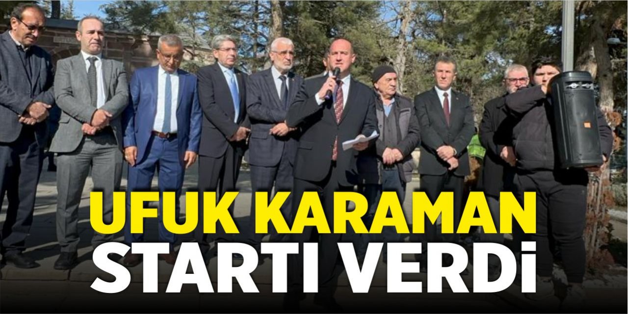 Ufuk Karaman startı verdi