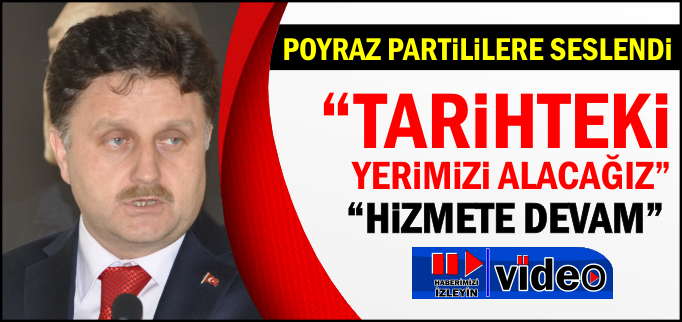 "TARİHTEKİ YERİMİZİ ALACAĞIZ"