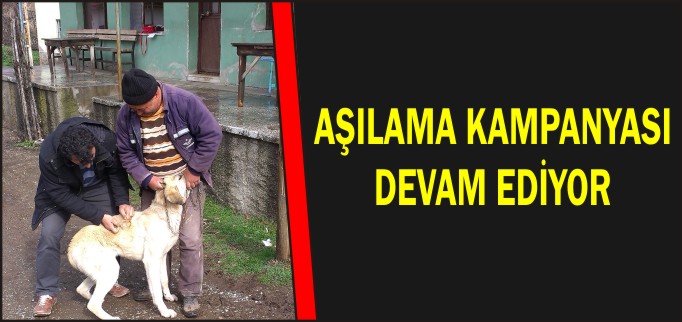 AŞILAMA KAMPANYASI DEVAM EDİYOR