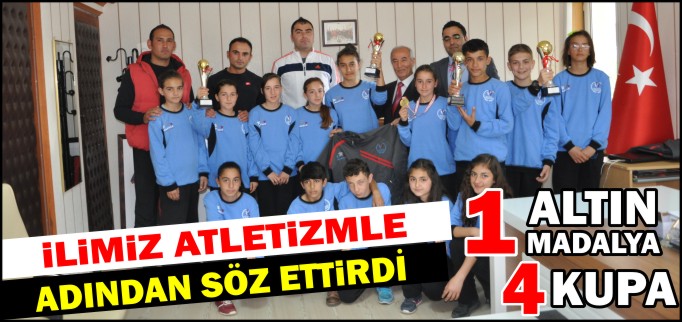 İLİMİZ ATLETİZİMLE ADINDAN SÖZ ETTİRDİ