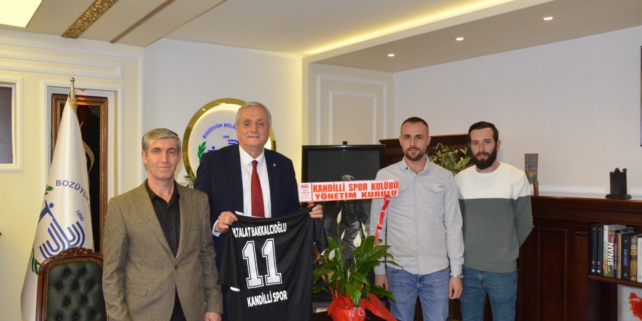 Kandilli Spordan Başkan Bakkalcıoğlu’na Ziyaret