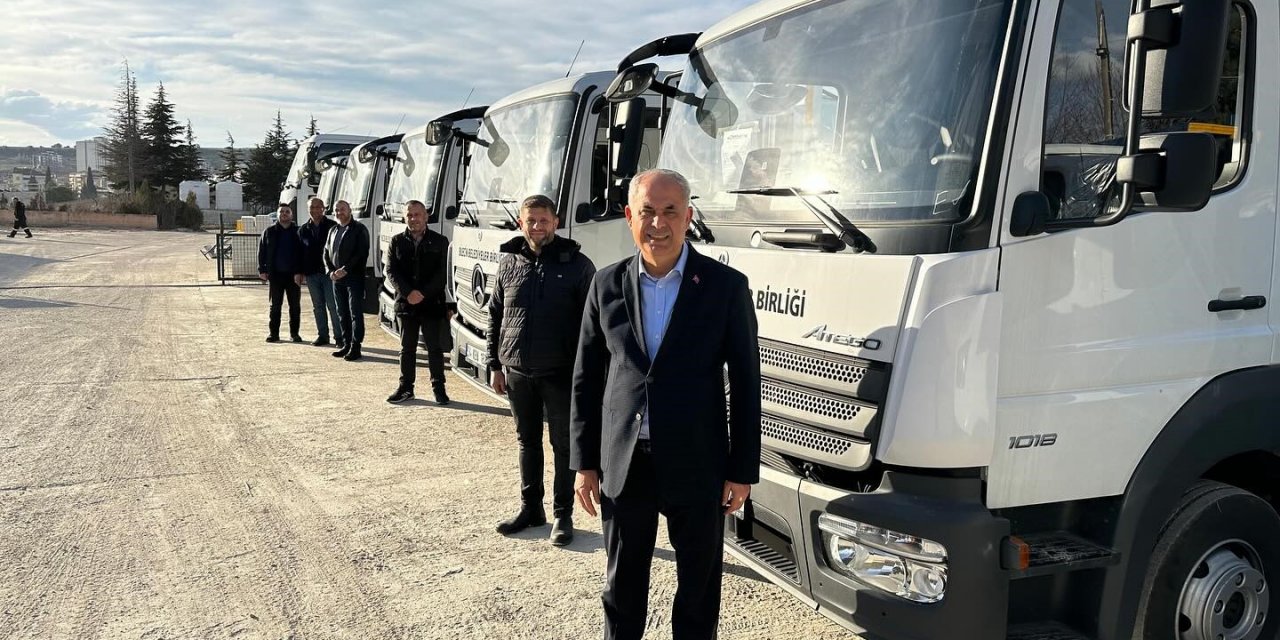 Bilecik’e Yeni 7 Adet Çöp Toplama Aracını Kazandırdı