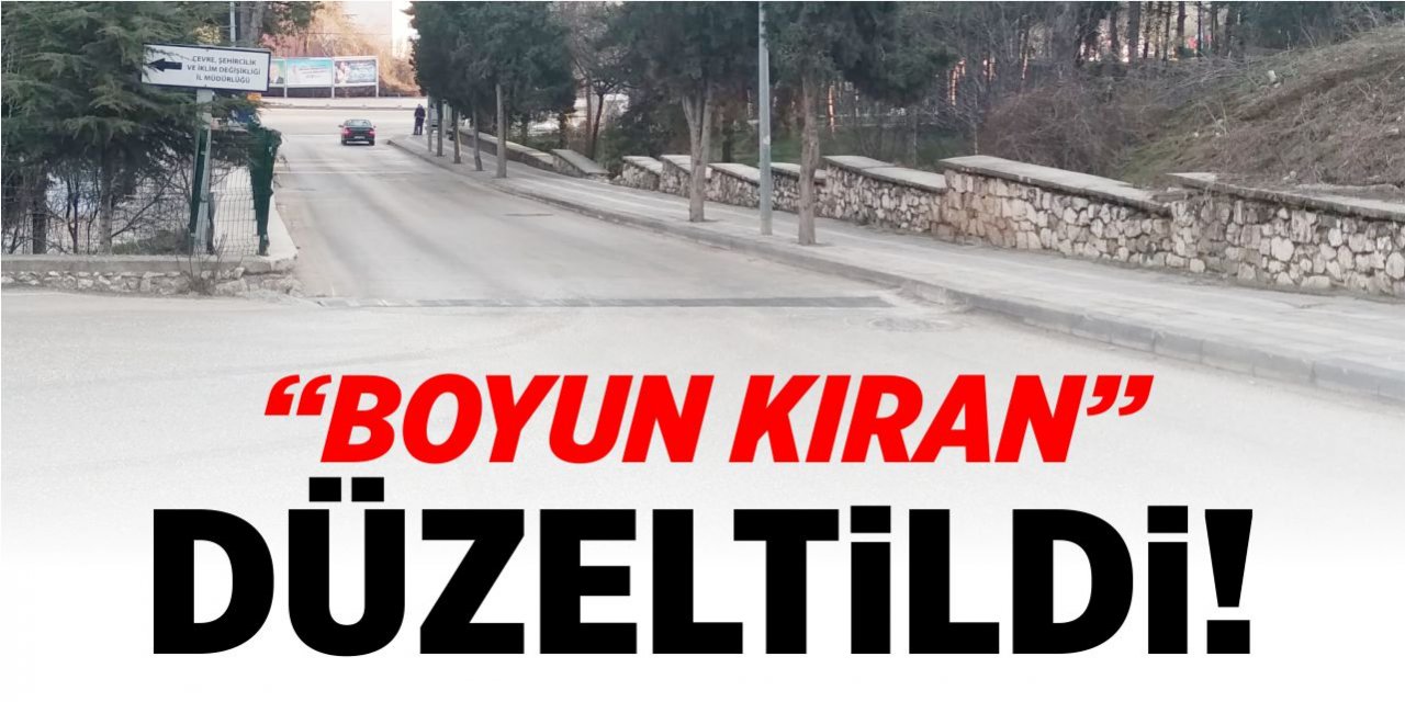 ‘Boyun kıran’ düzeltildi