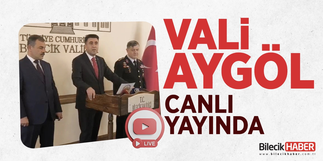 Bilecik Valisi Şefik Aygöl Canlı Yayında!