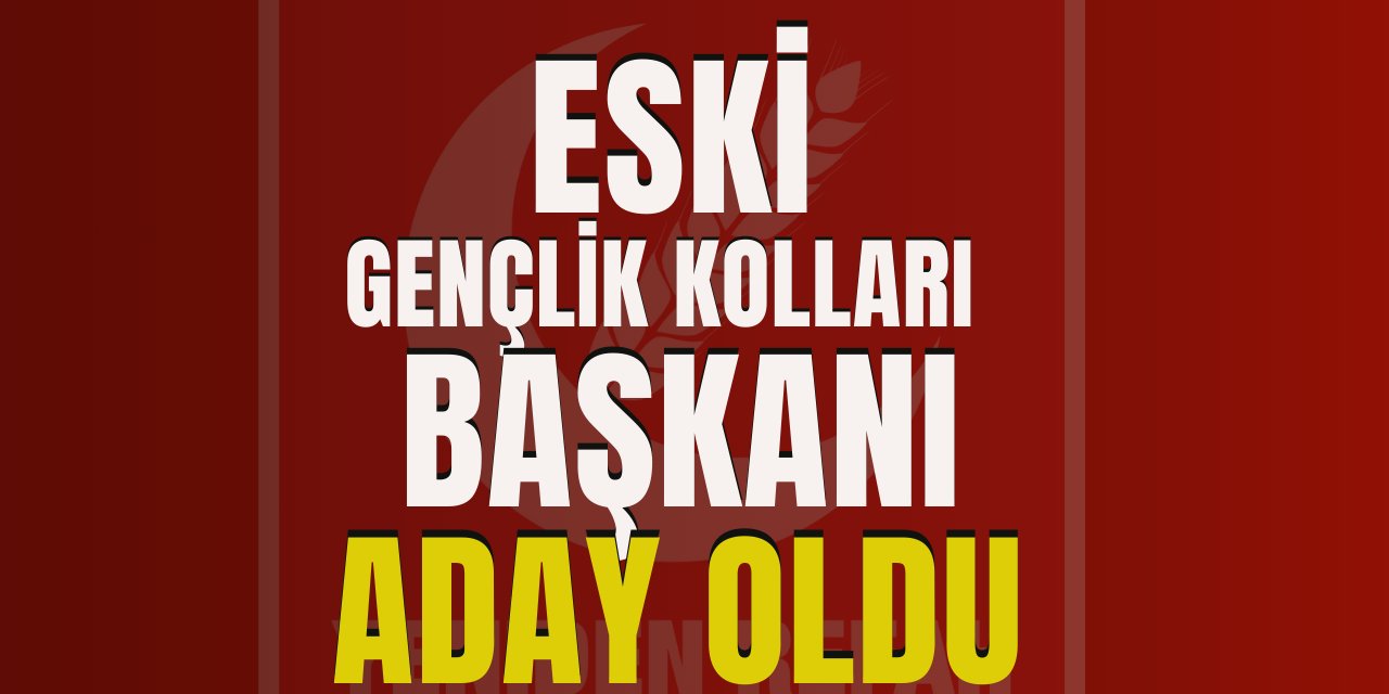 Eski gençlik kolları başkanı aday oldu