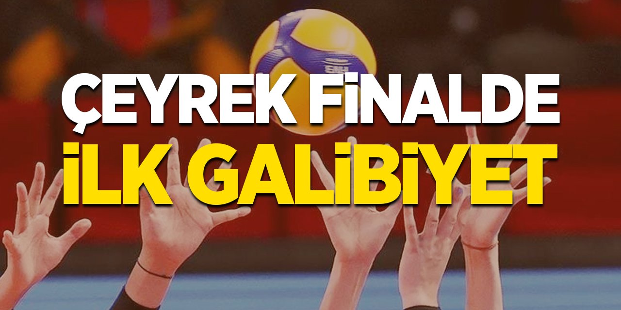 Çeyrek Finalde İlk Galibiyet