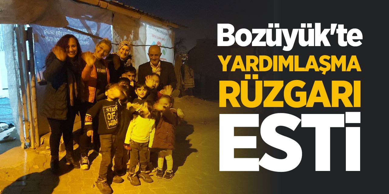 Bozüyük'te Yardımlaşma Rüzgarı Esti