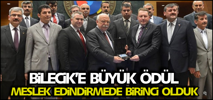MESLEK EDİNDİRMEDE BİRİNCİ OLDUK