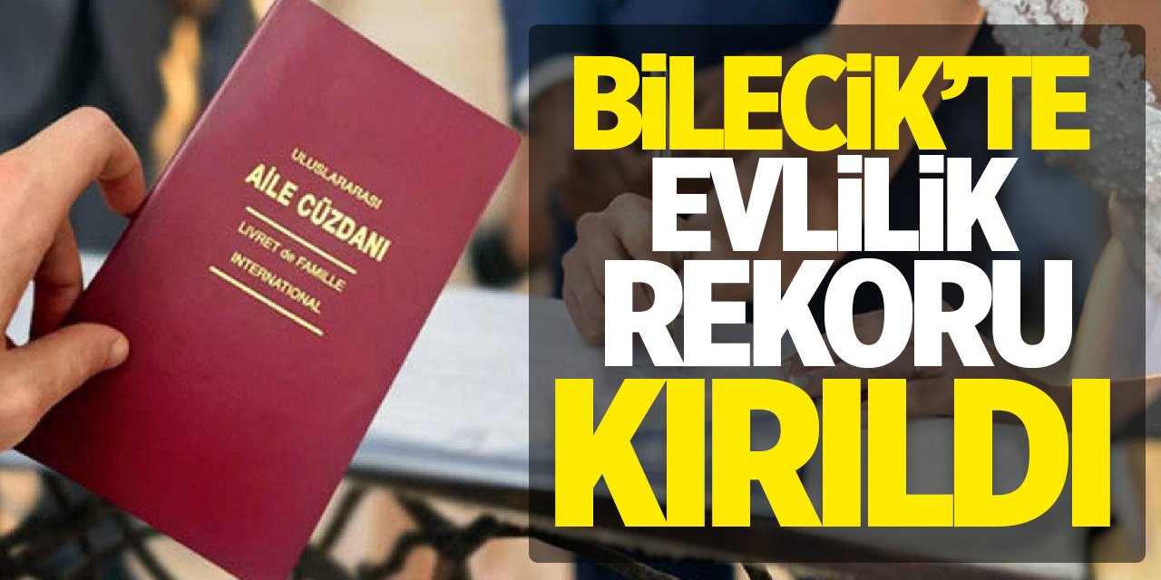 Bilecik'te Evlilik Rekoru Kırıldı