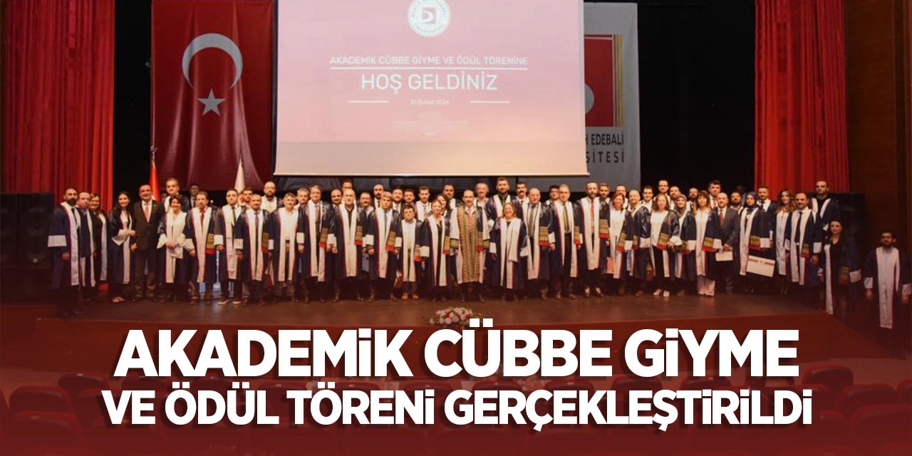 Akademik Cübbe Giyme Töreni Gerçekleştirildi