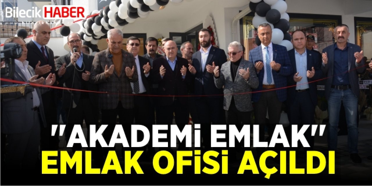 "Akademi Emlak" emlak ofisi açıldı