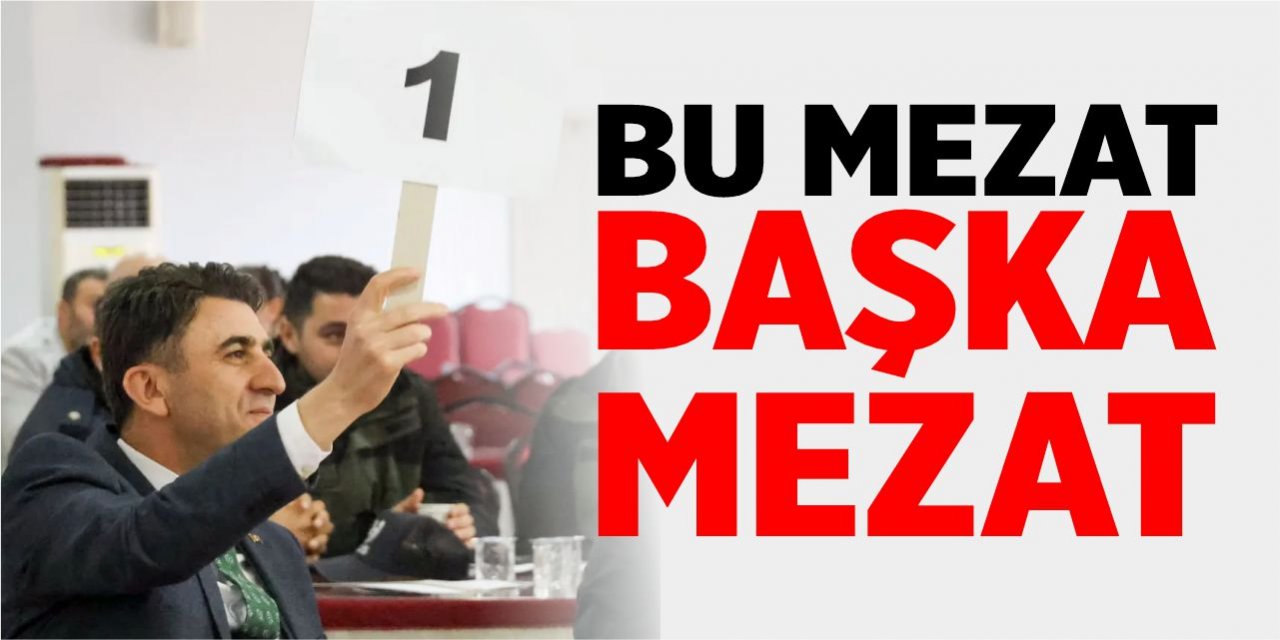 Bu mezat başka mezat