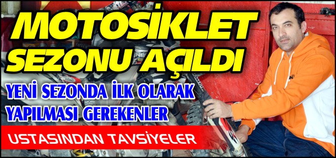 MOTOSİKLET SEZONU AÇILDI