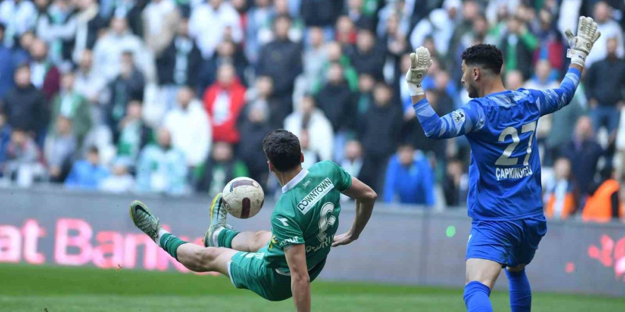 Tff 2. Lig: Bursaspor: 2 -  Serik Belediyespor: 2