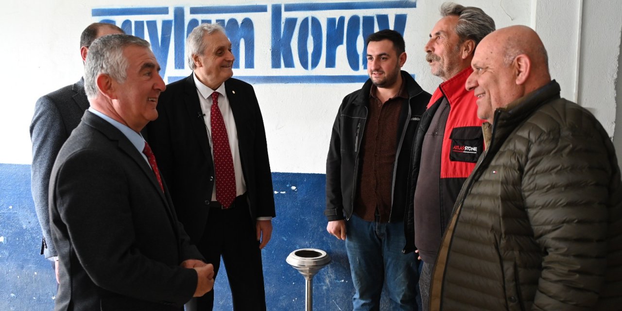 Başkan Bakkalcıoğlu sanayi esnafını ziyaret etti