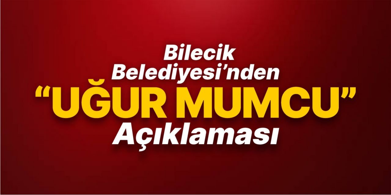 Bilecik Belediyesi'nden "Uğur Mumcu" açıklaması