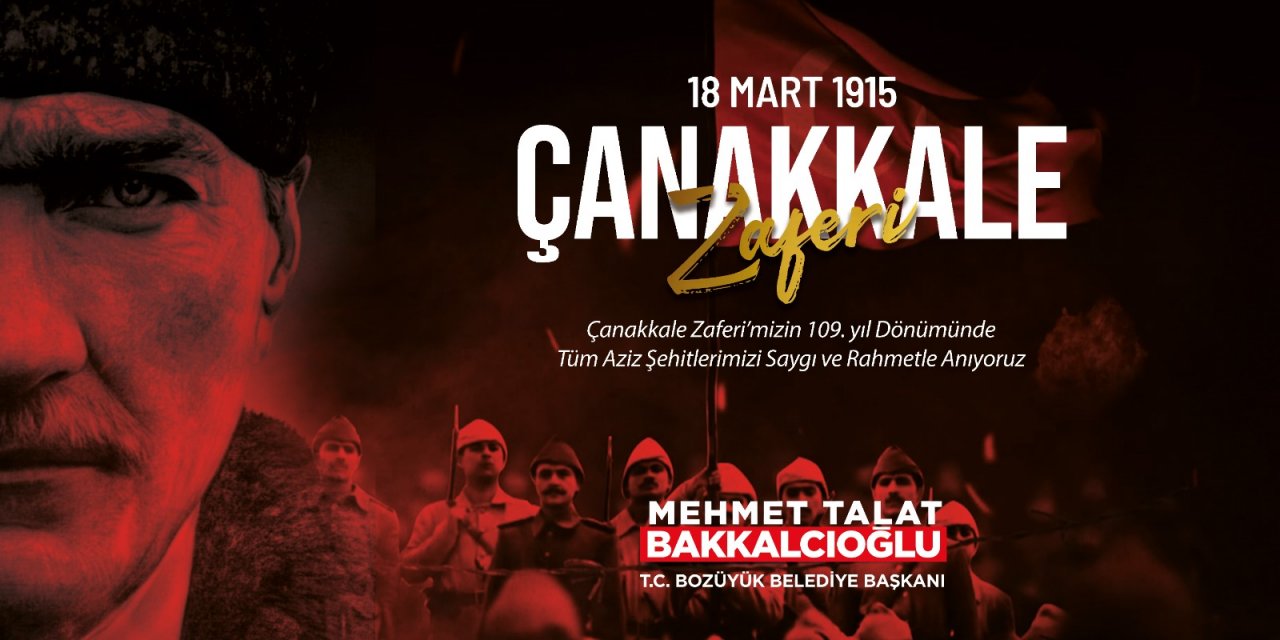 BOZÜYÜK BELEDİYE BAŞKANLIĞI - 18 Mart Çanakkale Deniz Zaferi ve Şehitleri Anma