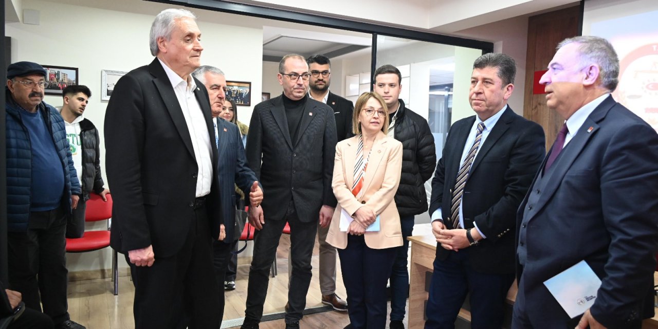 CHP Genel Başkan Yardımcısı Gökan Zeybek'ten Başkan  Bakkalcıoğlu'na ziyaret