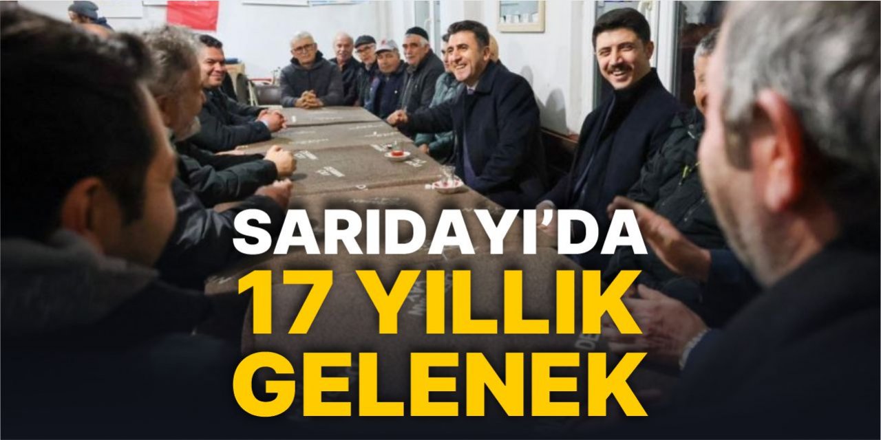 Sarıdayı'da 17 yıllık Ramazan geleneği