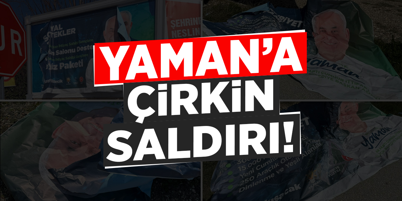 Cumhur İttifakı Bilecik Belediye Başkan Adayı Mustafa Yaman'a Çirkin Saldırı