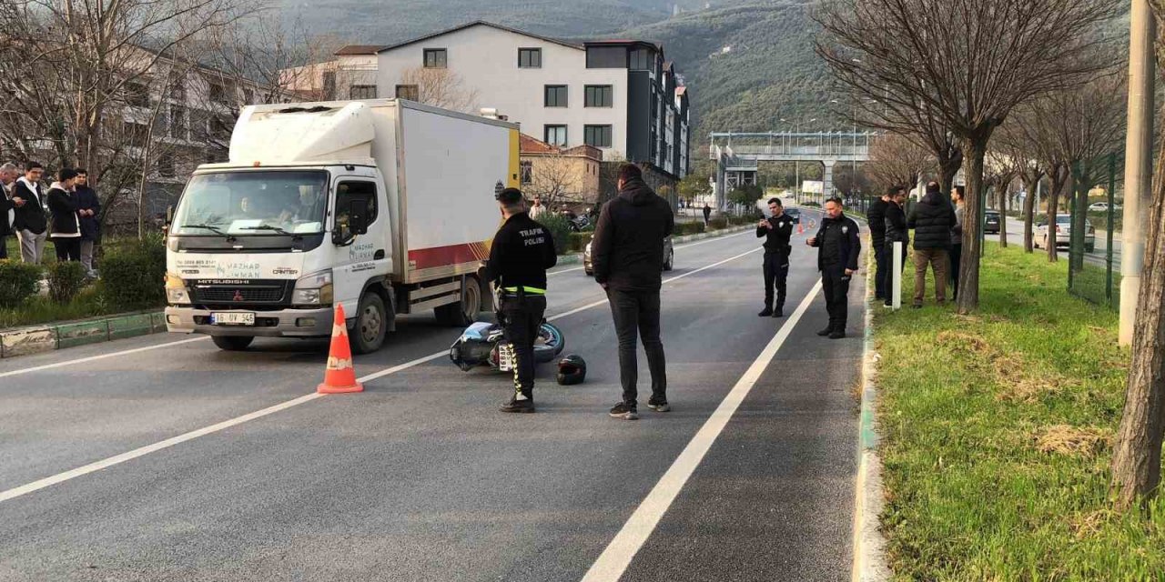 Kazaya Karışan Motosiklet Sürücüsü Hayatını Kaybetti