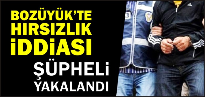 BOZÜYÜK’TE HIRSIZLIK İDDİASI