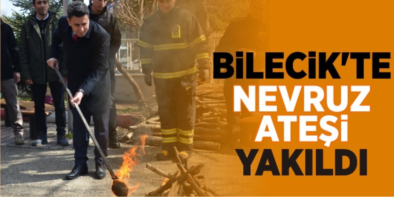 Bilecik'te Nevruz Ateşi Yakıldı