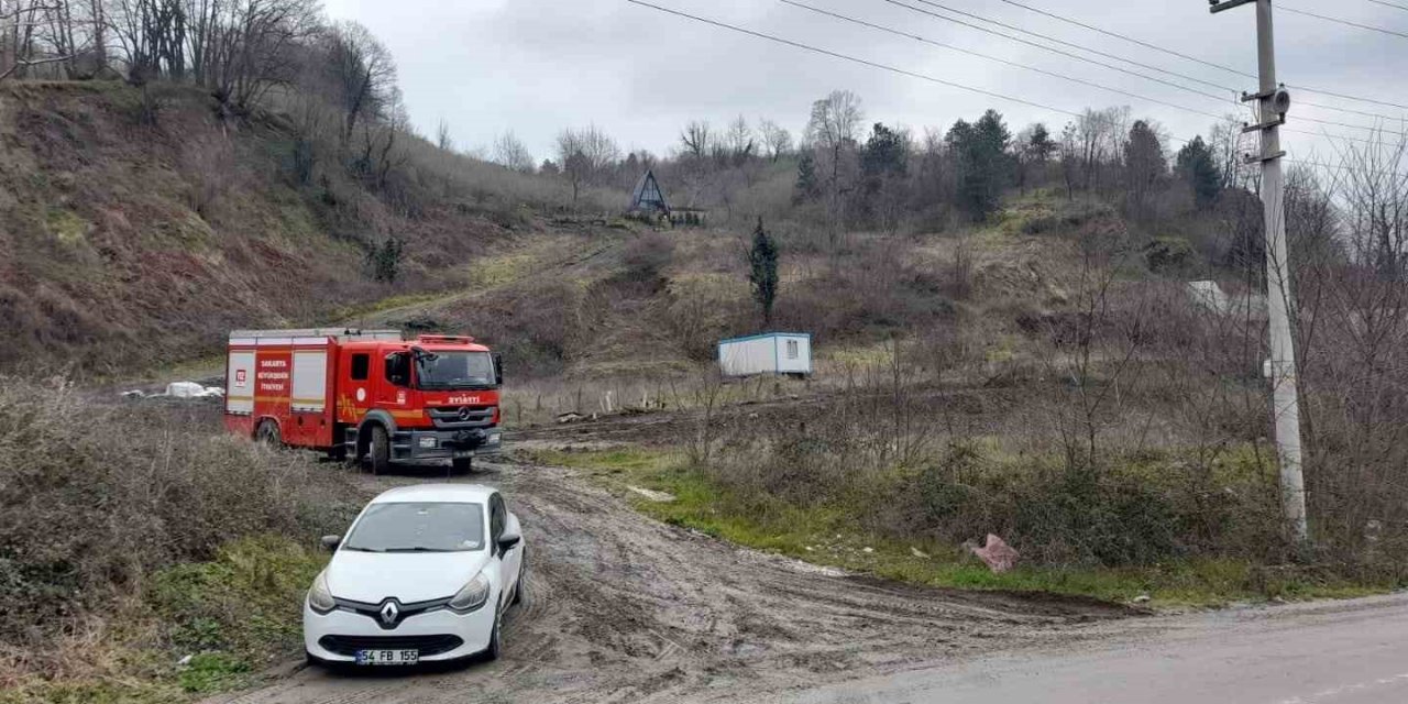 Bungalov Evin Bitişiğindeki Kazan Dairesinde Yangın Çıktı