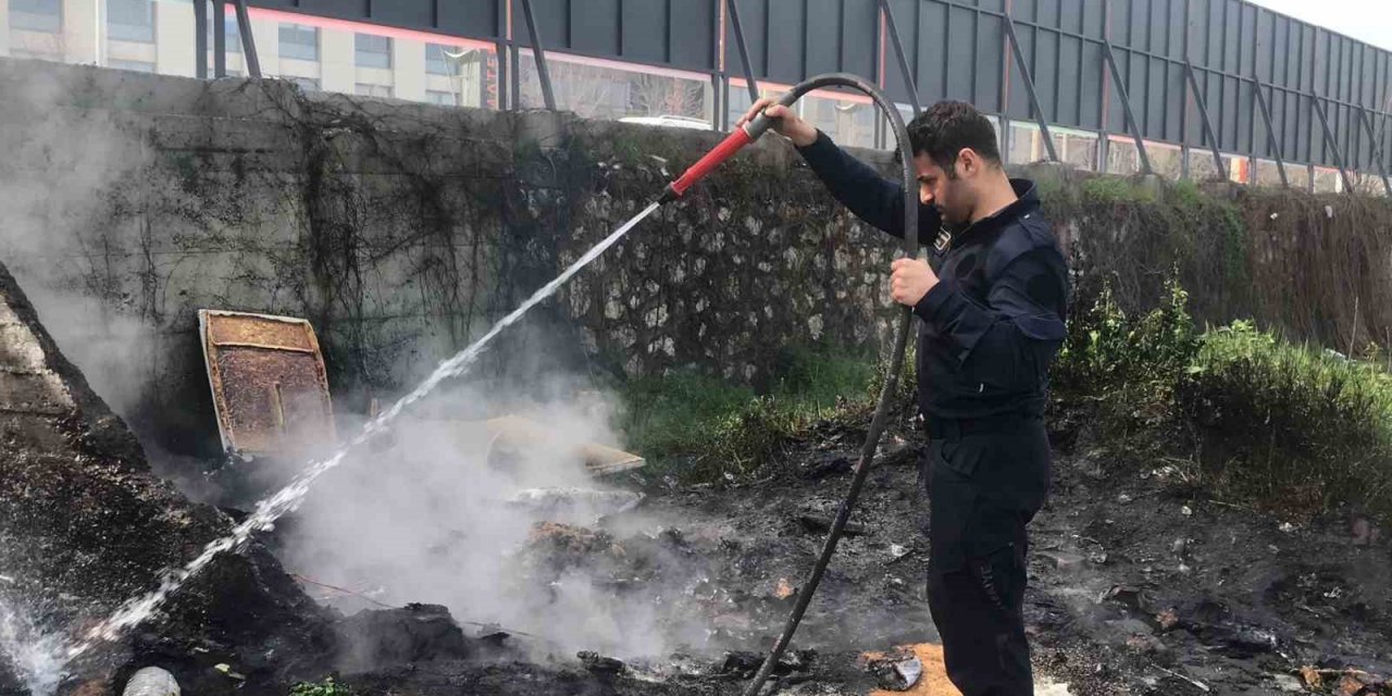 Ot Yangını Korkuttu