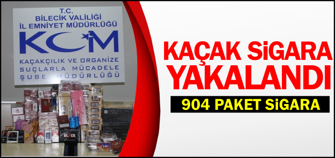 KAÇAK SİGARA YAKALANDI