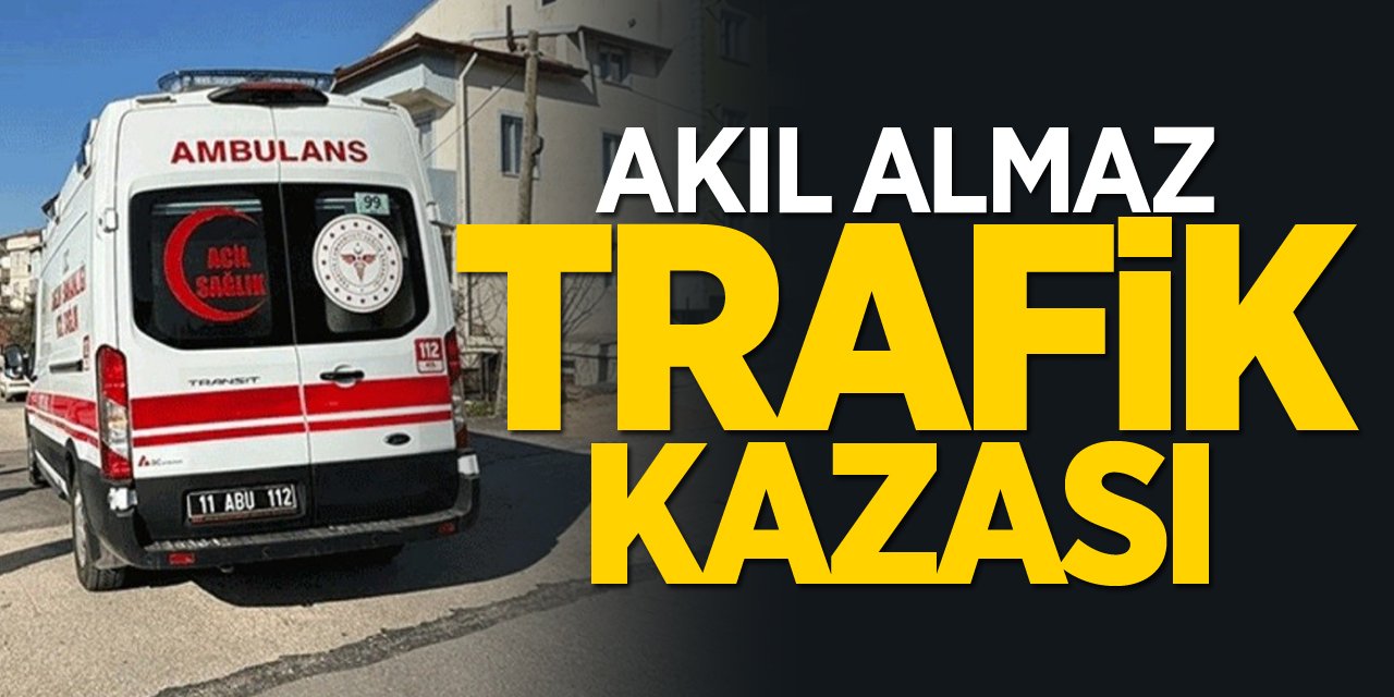 Bilecik'te akıl almaz trafik kazası