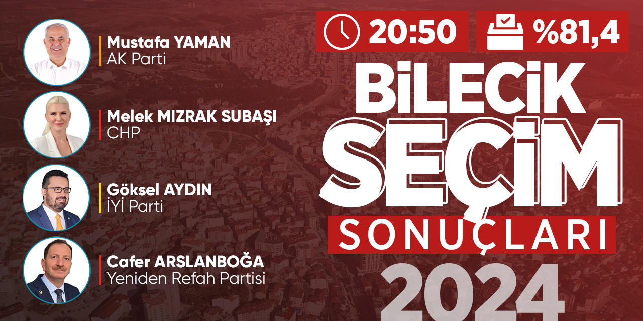 Bilecik Merkez'de sandıkların yüzde 81'i açıldı