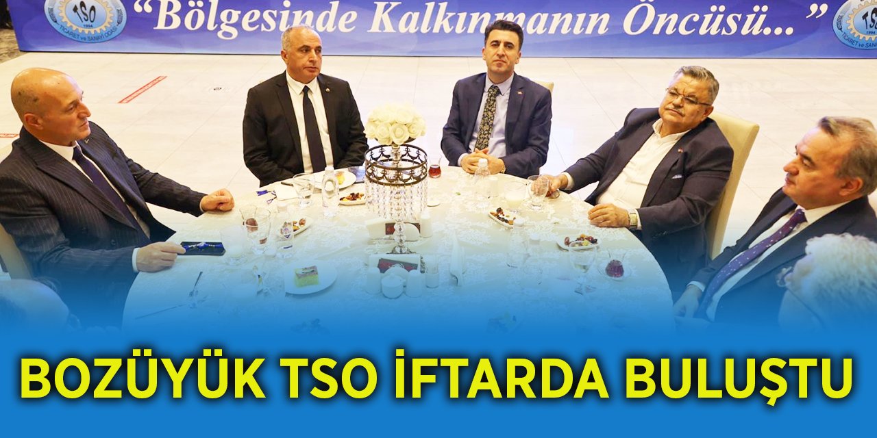 Bozüyük TSO iftarda buluştu