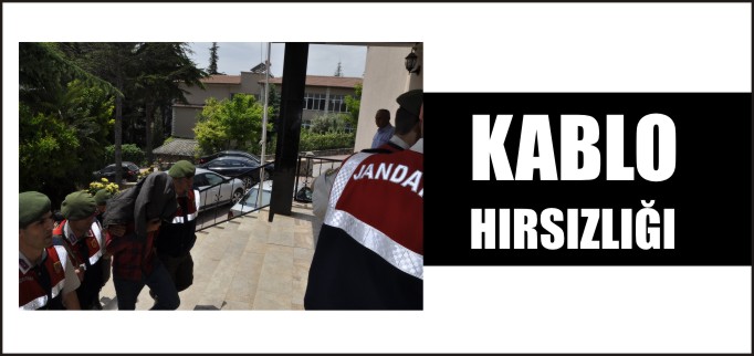 YHT HATTINDA KABLO HIRSIZLIĞI