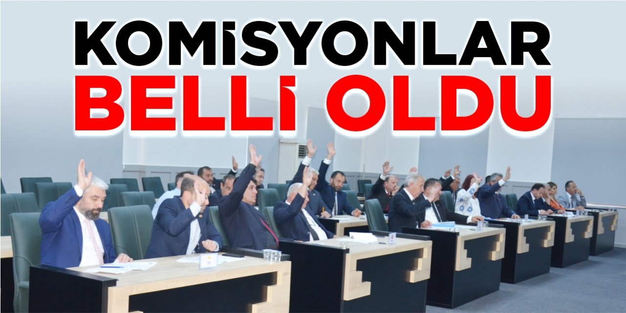 Komisyonlar belli oldu