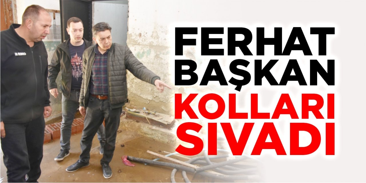 Ferhat Durgut kolları sıvadı