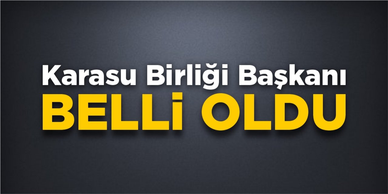 Bilecik Karasu İçme ve Kullanma Suyu Birliği Başkanı belli oldu