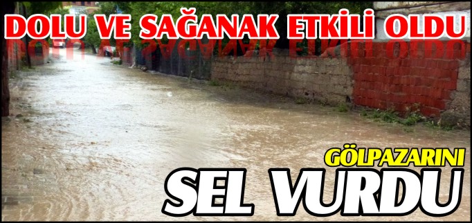 GÖLPAZARI’NI SEL VURDU