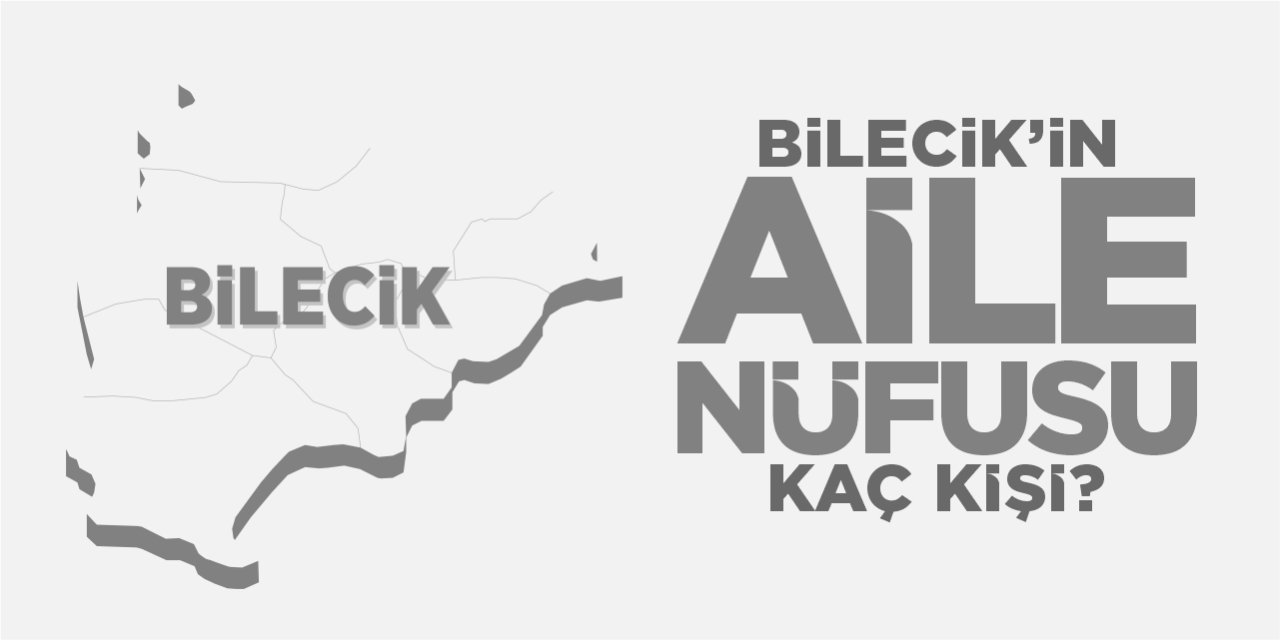 Bilecik'in aile nüfusu kaç kişi?