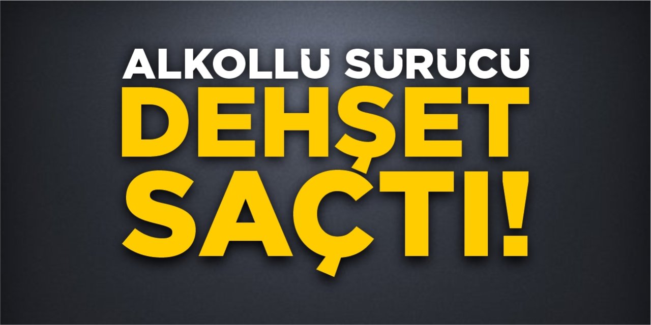 Bilecik'te alkollü sürücü dehşet saçtı, 8 aracı biçti