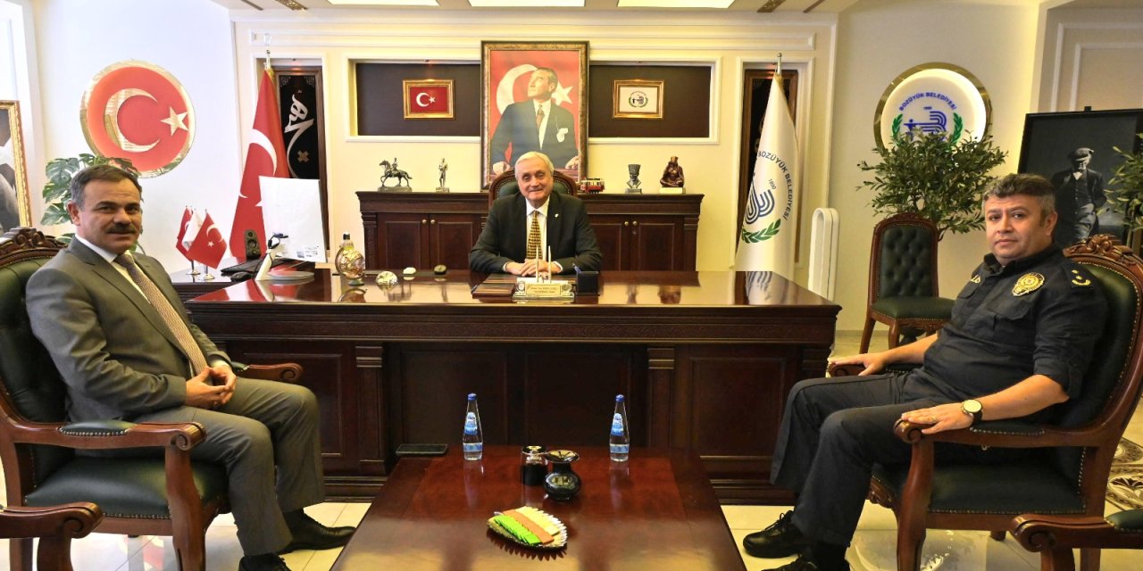 Emniyet Müdürlerinden Başkan Bakkalcıoğlu'na Ziyaret