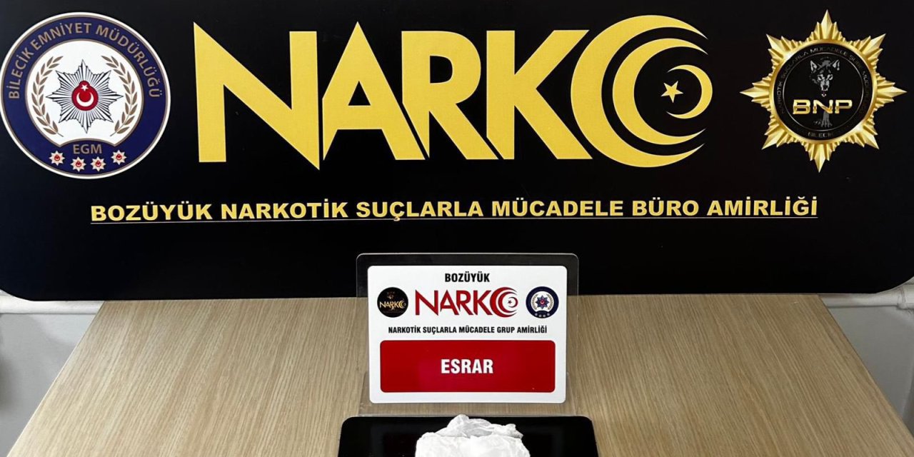 Esrar yakalandı!