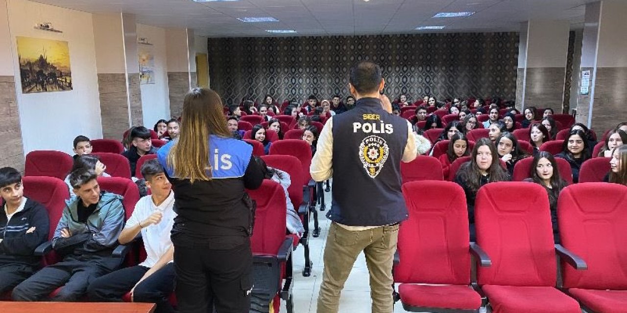 Öğrencilere polislik mesleği tanıtıldı