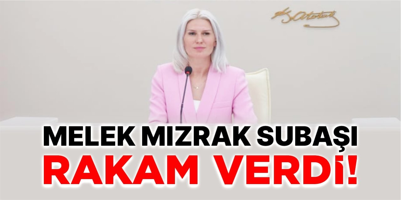 Melek Mızrak Subaşı net rakam verdi!