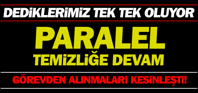 PARALEL TEMİZLİĞE DEVAM