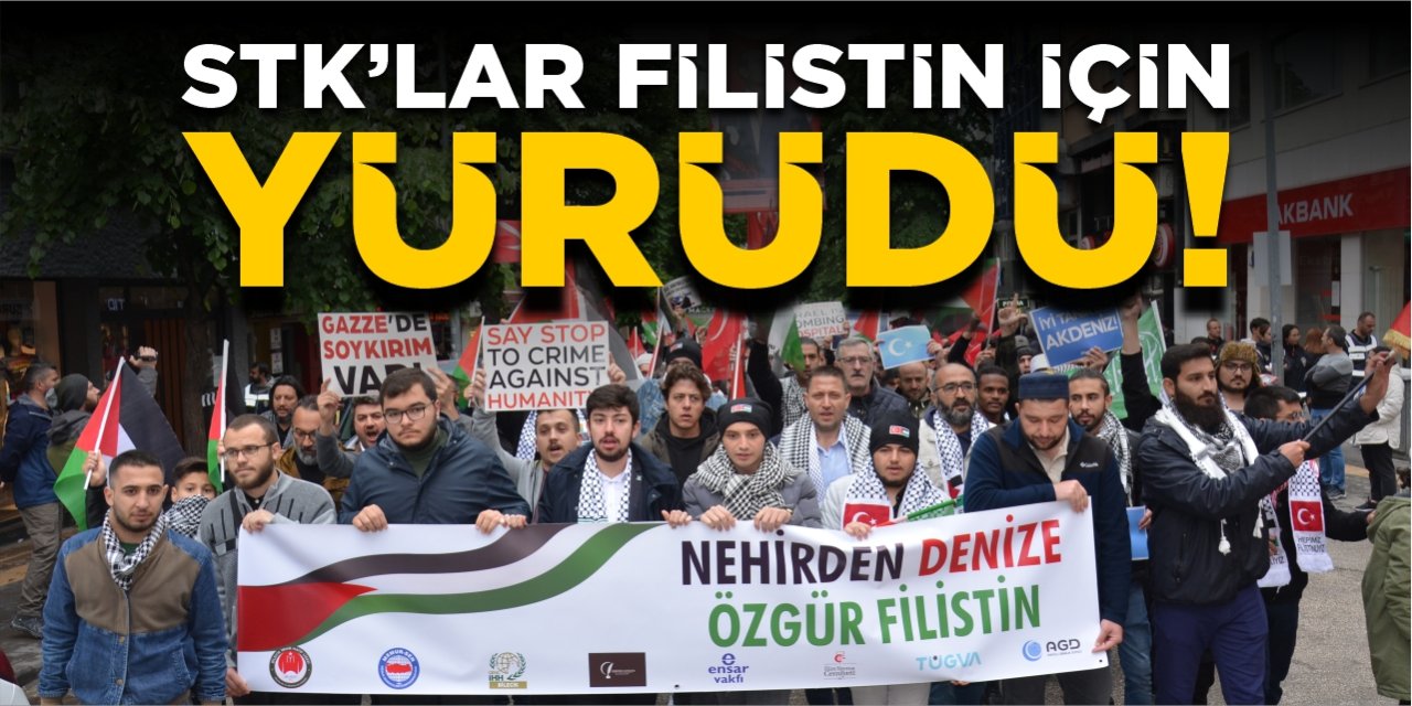 STK’lar Filistin için yürüdü