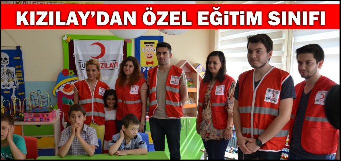 KIZILAY’DAN ÖZEL EĞİTİM SINIFI