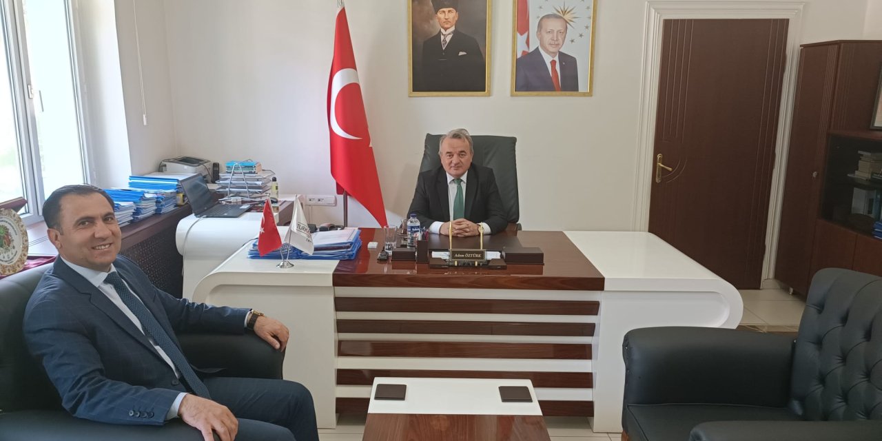 Müdür Türkoğlu'ndan Kaymakam Öztürk'e Ziyaret