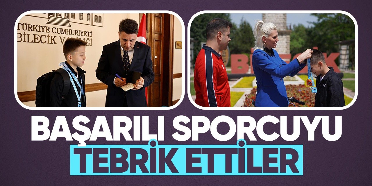 Başarılı Sporcuyu Tebrik Ettiler